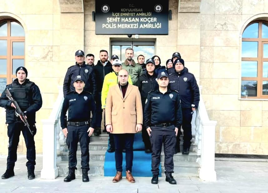 Kaymakam Ferhat Salih Ceylan’dan İlçe Emniyet Amirliği’ne Anlamlı Ziyaret